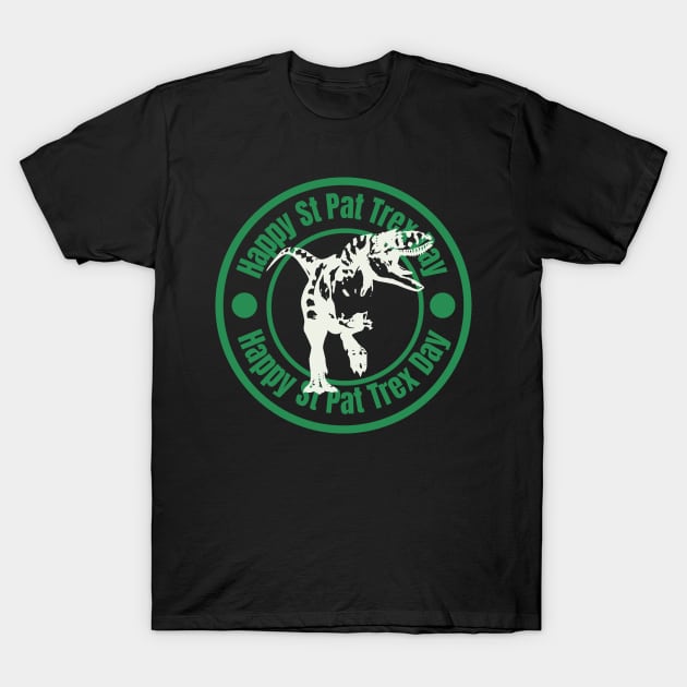 St Patricks Day Trex T-Shirt by Stylish Dzign